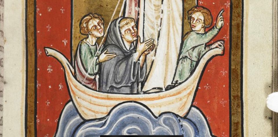 Two Monks Invent Boats