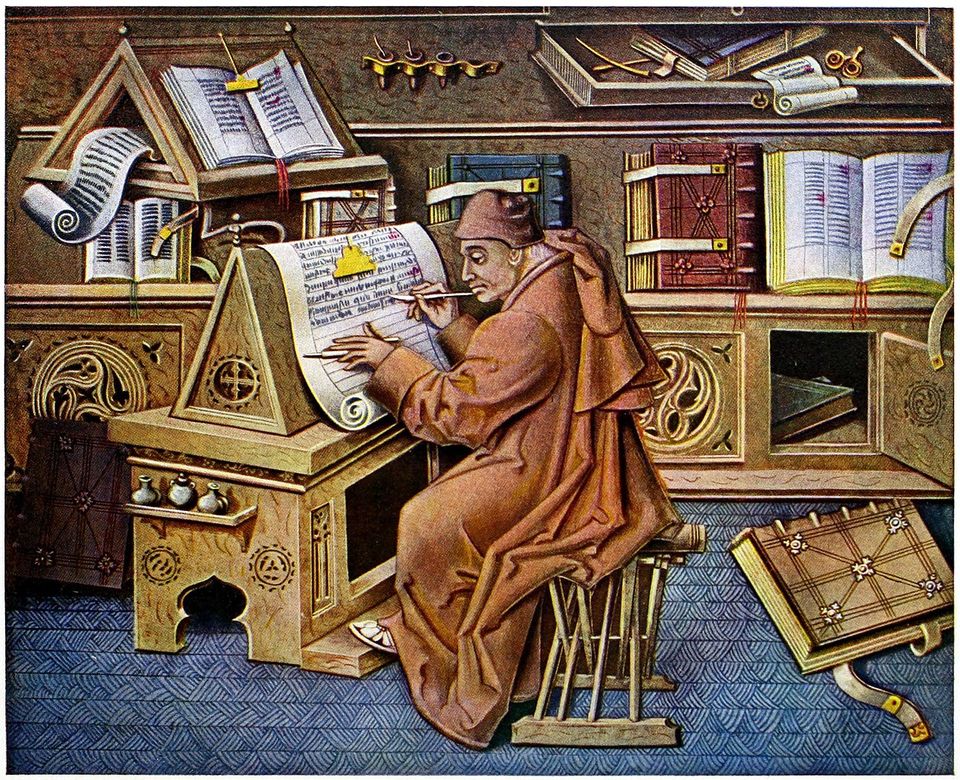The Scribe at Work