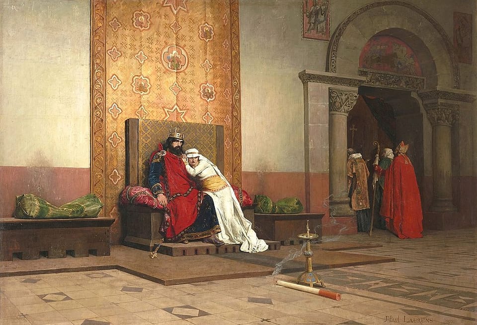 Laurens, Excommunication of Robert the Pious